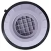 A top-down view of a washing machine anti-vibration damper. Voir les images du produit
