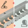 Relaxdays Kabelkanal Schreibtisch, 2er Set, Produktbild-Vorschau 3