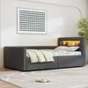 Merax Kinderbett 90x200 cm mit LED, USB und Stauraum, Produktbild-Vorschau 6