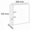 #10xEXACOMPTA Pilníky Iderama, DIN A4, 70 mm, černé Náhled obrázku produktu 9