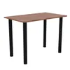 AKKE Burgundský stôl s čiernymi nohami DxŠxV: 70x50x74 cm Náhľad obrázku produktu 2