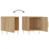 Nachttische 2 Stk. Sonoma-Eiche 40x40x50 cm Holzwerkstoff Produktbild-Vorschau 9