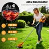 OUTIGO Akku-Rasentrimmer mit 2 * 21V Akku, 4 Messer, Produktbild-Vorschau 2
