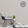 Wanduhr aus Glas Rund fi 30 Geometrische Würfel Quarz Deko Produktbild-Vorschau 2