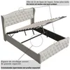 Letto con boxspring 160x200, con spazio contenitore, Anteprima dell’immagine prodotto 4