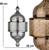 Orientální závěsné světlo Ihdaa stříbrné 56cm | Handmade & Náhled obrázku produktu 5