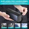 63200mAh Solar Powerbank mit Handkurbel, Camping Notfall Produktbild-Vorschau 6