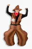 Cowboy-Kostüm Aufblasbares Kostüm Cowboy Hose Karneval Produktbild-Vorschau 2