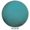 Kissenbezug rund 30 cm petrol Leinenoptik Kissenhülle Produktbild-Vorschau 2