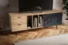FineBuy Lowboard Eiche-Nachbildung mit Marmor-Look in Produktbild-Vorschau 5