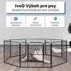 IvoQ Puppy ohrádka – Ohrádka pre psov – 8 panelov – výška Náhľad obrázku produktu 2