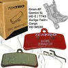 Tektro Q10RS Resin Fahrrad Scheibenbremsbeläge 4 Kolben Rot Produktbild-Vorschau 1
