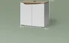 Meuble sous lavabo Livinity Timavo Blanc 60x57.5cm avec 2 Voir les images du produit 3