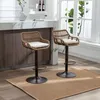 MODFU Tabouret De Bar Réglable - Avec Repose-Pieds, Voir les images du produit 2