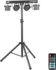 ETEC LED PARTYBAR 2 Scheinwerfer mit Derby inkl. Stativ und Produktbild-Vorschau 1
