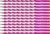 A stack of pink pencils with a wavy pattern. Podgląd zdjęcia produktu