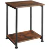 Table d’appoint Yonkers 38,5x30x51,5cm - Bois foncé Voir les images du produit 1