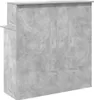 Biurko recepcyjne betonowe szare 100x50x103,5 cm drewno Podgląd zdjęcia produktu 8