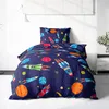 Kinderbettwäsche Renforce 135x200cm, 100% Baumwolle, Navy Produktbild-Vorschau 8