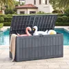 COSTWAY Gartenbox 455L wetterfest, 2in1 Auflagenbox & Produktbild-Vorschau 9