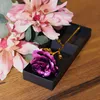 Rose éternelle - Lilas avec tige dorée Voir les images du produit 5