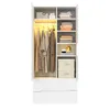 Flieks Kleiderschrank mit Kleiderstange, Garderobe mit Produktbild-Vorschau 9