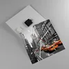Wanduhr - Quadrat - Glasuhr - Amerika New York City Straße Produktbild-Vorschau 2