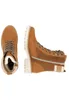 Two brown lace-up boots are shown against a white background. One boot is shown from the side, and the other is shown from the front. Produktbild-Vorschau