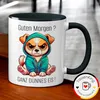 TassenKing Tasse mit Spruch lustig Hund Morgenmuffel Witz Produktbild-Vorschau 2