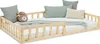 Homestyle4u Kinderbett Natur mit Rausfallschutz 120x200 cm Produktbild-Vorschau 17