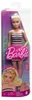 Barbie Fashionistas Puppe mit gestreiftem Oberteil, rosa Produktbild-Vorschau 1