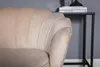 Nice Sofa 3 Personen velour beige. Produktbild-Vorschau 6