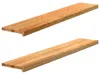 vidaXL Fensterbänke 2 Stk. Hellbraun 140x25x2 cm Massivholz Produktbild-Vorschau 8