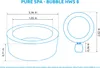 INTEX Pure Spa Bubble HWS 8 - Whirlpool für 8 Personen, Produktbild-Vorschau 3