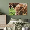 MuchoWow® Wandteppich Wandbehang Schottische Hochlandrind - Produktbild-Vorschau 4