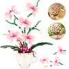 Orchidee bouwstenen set, orchidee bloem bouwstenen, planten Productafbeelding-voorbeeld 5
