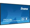 A digital display screen with branding and product information. Voir les images du produit