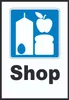 Shop Schild A6 Rückseite selbstklebend Produktbild-Vorschau 1