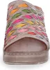 Gemini Damen Pantolette Leder Flechtoptik bunt Keilabsatz Produktbild-Vorschau 13