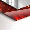 Abstrakte rote Farbe – Rechteckiger Spiegel mit Druck 80x60 Produktbild-Vorschau 6