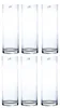 6er Set Glasvasen Dekogläser CYLI COLD CUT Zylinder H. 30cm Produktbild-Vorschau 1