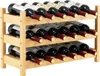 3 Ebenen Weinregal Bambus Weinständer für 18 Flaschen 62 x Produktbild-Vorschau 2