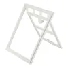 A white plastic pet door frame is shown from a diagonal angle against a white background. Náhled obrázku produktu