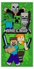 Minecraft zelená osuška 70 x 140 cm Náhľad obrázku produktu 1