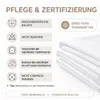 Bettbezug Set Baumwollsatin, 135 x 200 cm + Kissenbezug 80 Produktbild-Vorschau 2