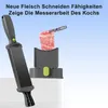 Fleischschneider mit Vakuumhalterung, 6 Wechselklingen, Produktbild-Vorschau 7
