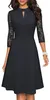 Elegantes Cocktailkleid mit Spitzenärmeln für Damen Produktbild-Vorschau 1
