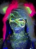 Glow Jahreslinsen Blaue UV Party Kontaktlinsen Produktbild-Vorschau 3