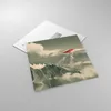 Bilder auf glas - Einteilig - Rot Flugzeug Berge - 60x60cm Produktbild-Vorschau 2