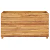 vidaXL Lit surélevé 100x40x55 cm teck vieux bois et acier Voir les images du produit 10